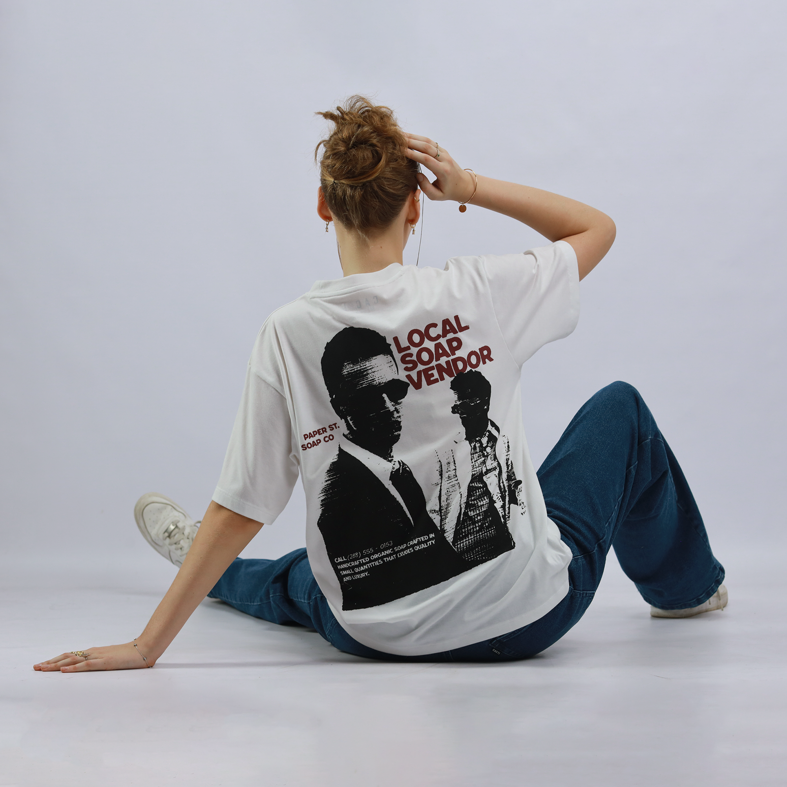 Soap Vendor Tee in White