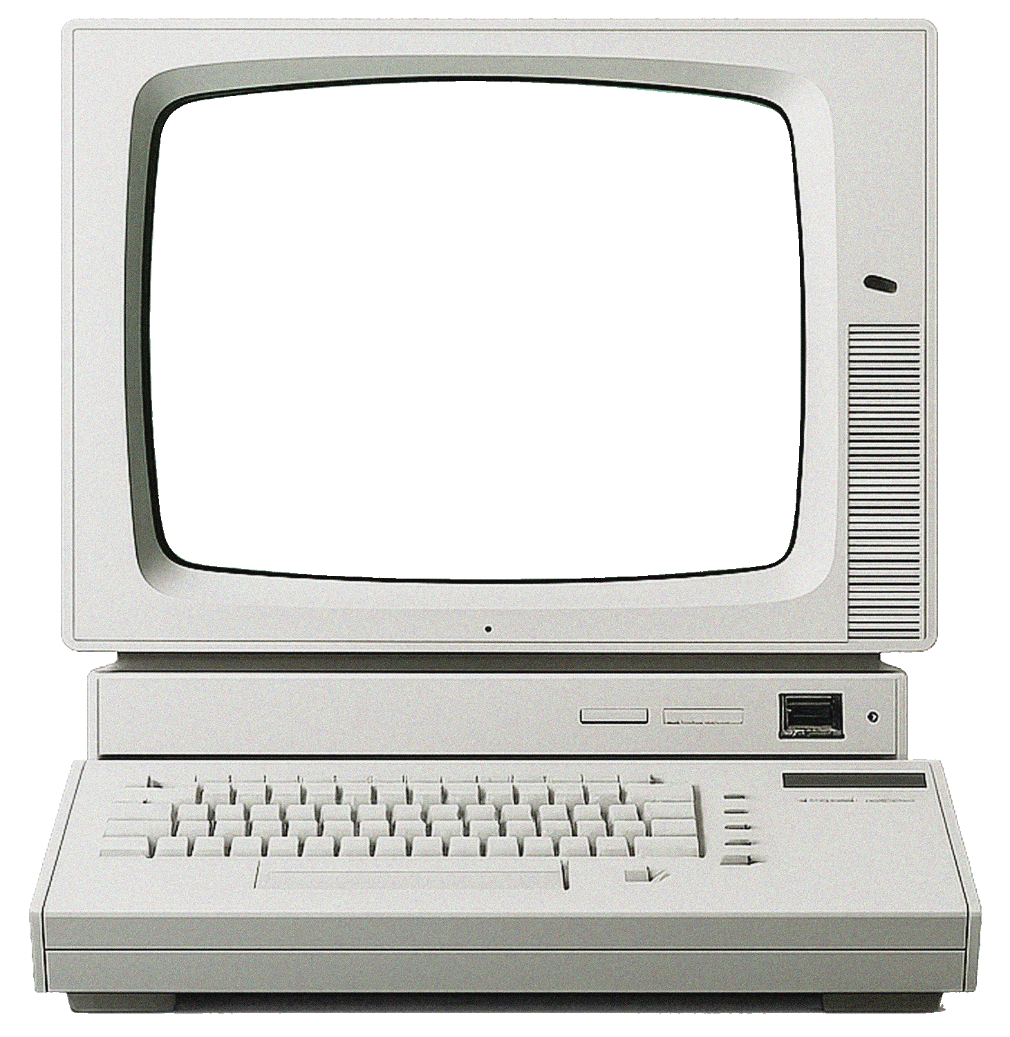 Vintage computer displaying CACTI imagery